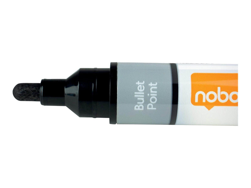Nobo Liquid Ink - marker - black (pack of 12)