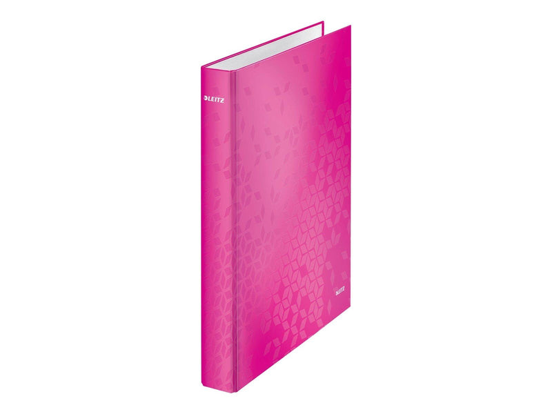 Leitz Ringbinder  WOW Laminated A4+ 4DR/25mm Pink