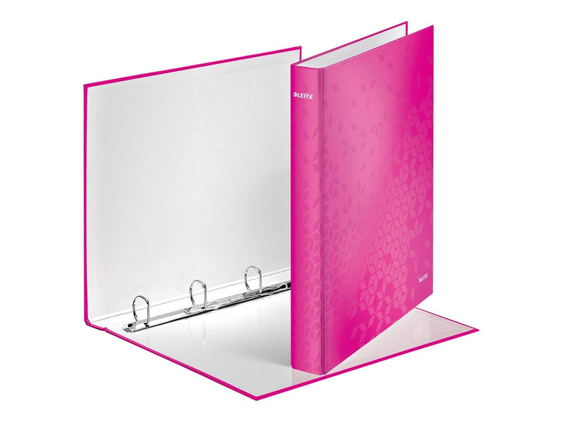 Leitz Ringbinder  WOW Laminated A4+ 4DR/25mm Pink