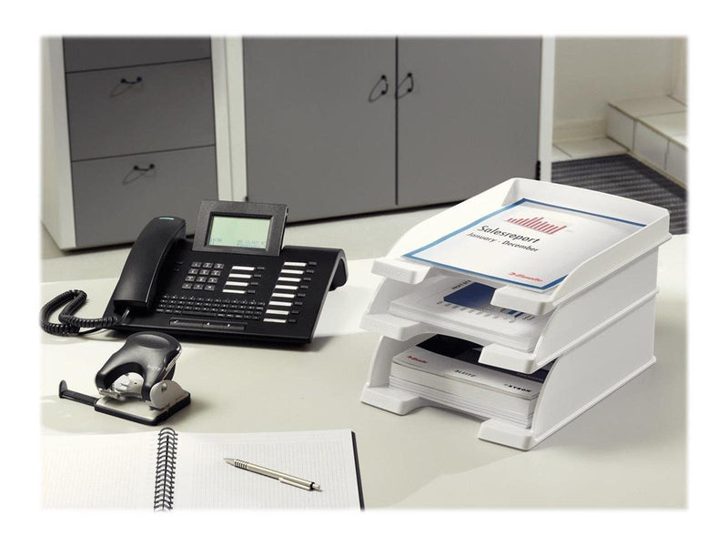 Leitz  Plus Briefkorb, Jumbo Grau