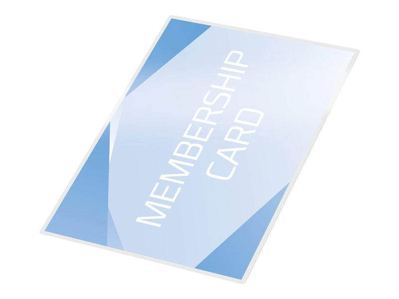 GBC Card Laminating Pouch - 100-pack - glossy - 65 x 95 mm - lamination pouches