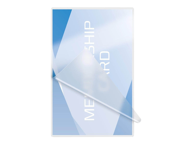 GBC Card Laminating Pouch - 100-pack - glossy - 65 x 95 mm - lamination pouches