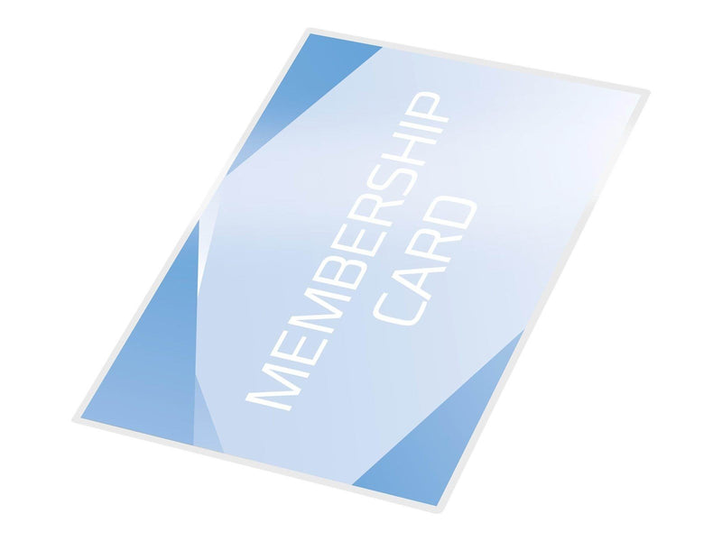 GBC Card Laminating Pouch - 100-pack - glossy - 54 x 86 mm - lamination pouches