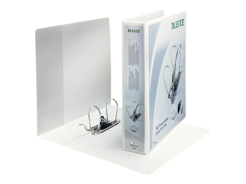 Leitz 180° - presentation lever arch file - for A4 Maxi - capacity: 600 sheets - white