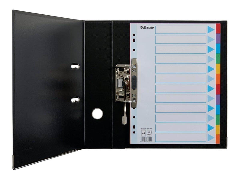 Esselte - divider - 12 parts - for A4 - tabbed