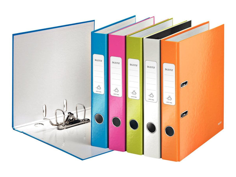 Leitz narrow / short - lever arch label - for A4 C4 - grey (pack of 60)