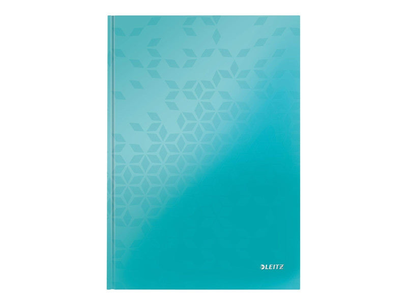 Leitz  WOW Notizbuch A4 liniert mit festem Einband Eisblau