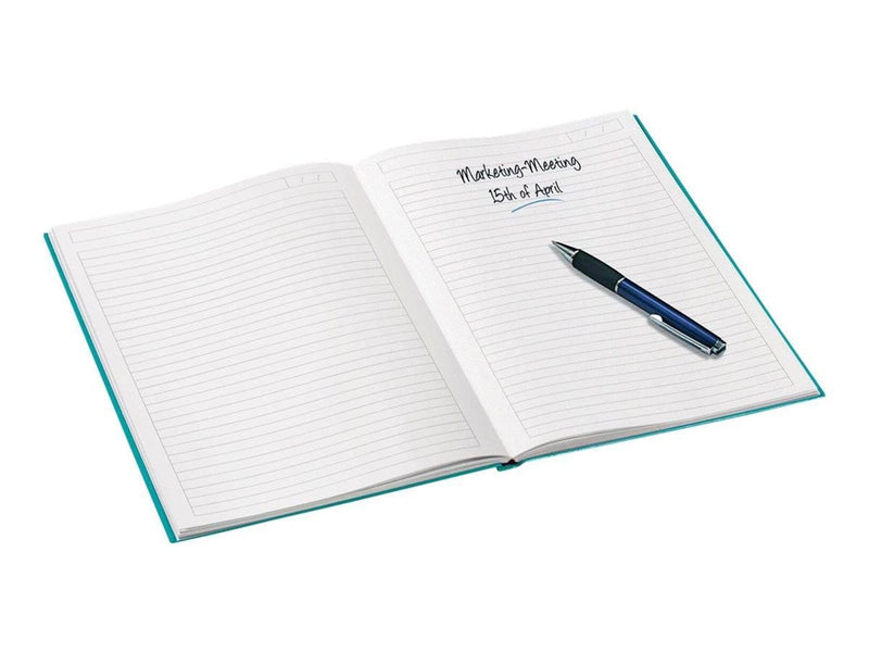 Leitz  WOW Notizbuch A4 liniert mit festem Einband Eisblau