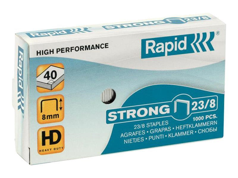 Rapid Strong - staples - 23/8 - 8 mm - pack of 1000