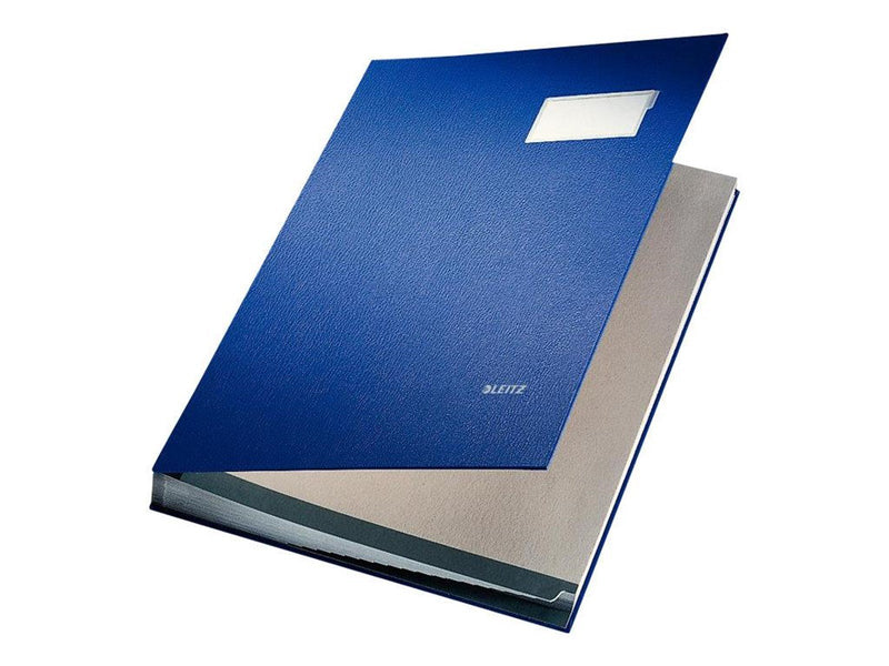Leitz - classification folder - 20 parts - for A4 - tabbed - blue