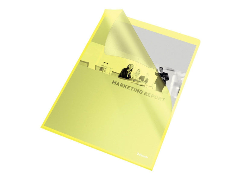 Esselte Folder  105my A4 Bag of 10 Yellow