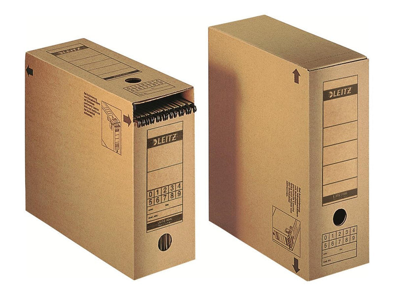 Leitz - storage box - for A4 - natron brown