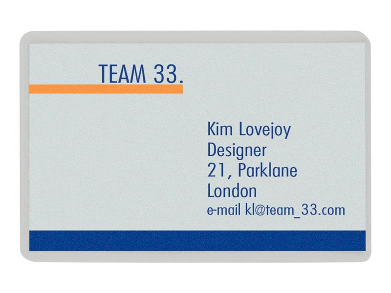 Leitz - laminated card - 100 pcs. - 60 x 90 mm