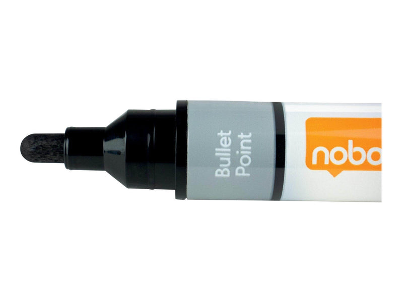 Nobo  Liquid Ink Whiteboard Pens Bullet Tip 12 Pack Assorted