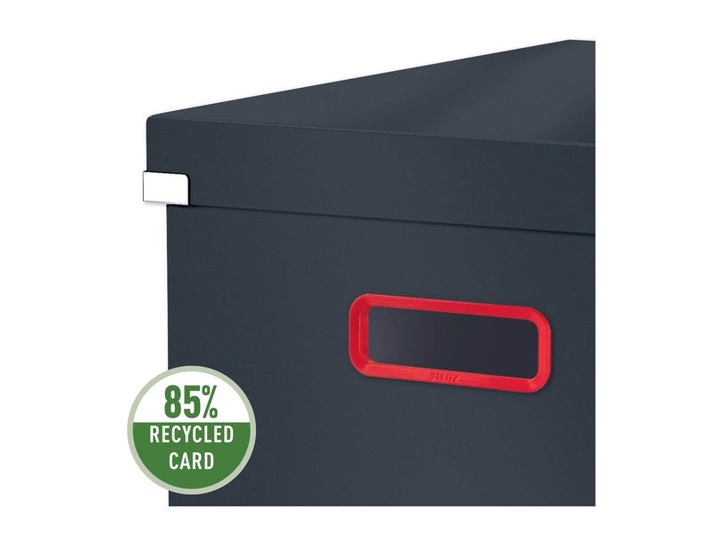 Esselte  Click & Store Cosy Aufbewahrungs- und Transportbox Mittel Samtgrau