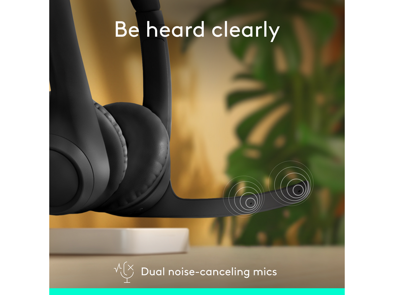 Logitech Zone 300 Wireless Headset - Schwarz