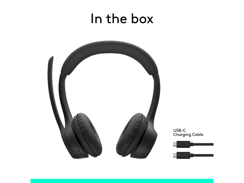 Logitech Zone 300 Wireless Headset - Schwarz
