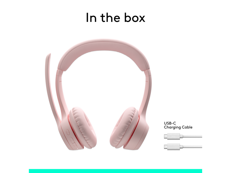 Logitech Zone 300 Wireless Headset - Pink