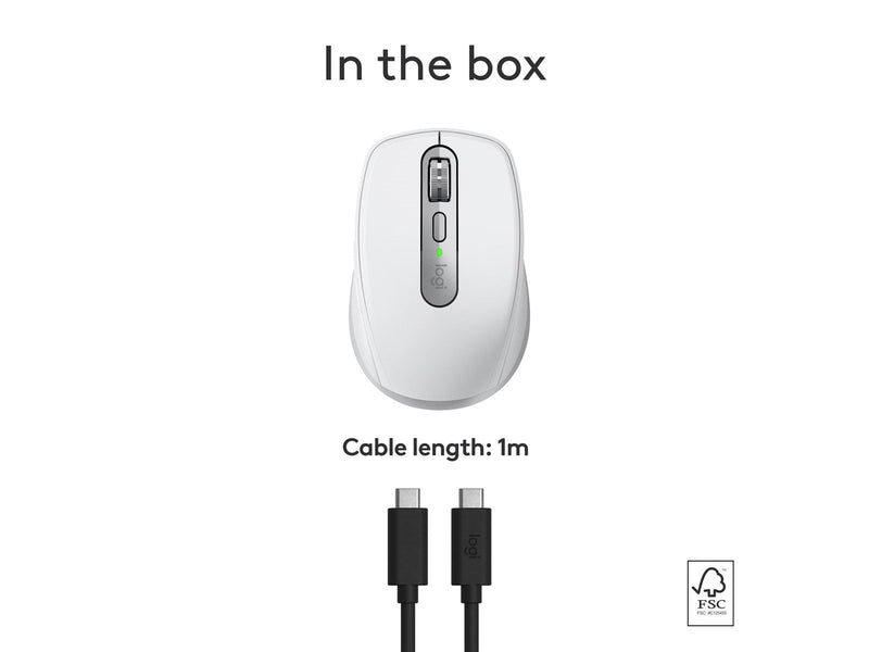 Logitech MX Anywhere 3S for MAC - Pale Grey - Maus (Grau)