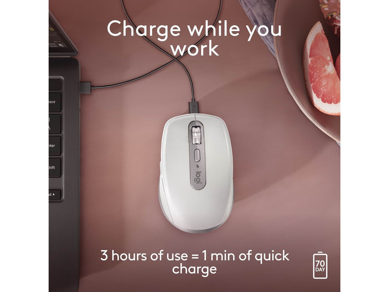 Logitech MX Anywhere 3S for MAC - Pale Grey - Maus (Grau)