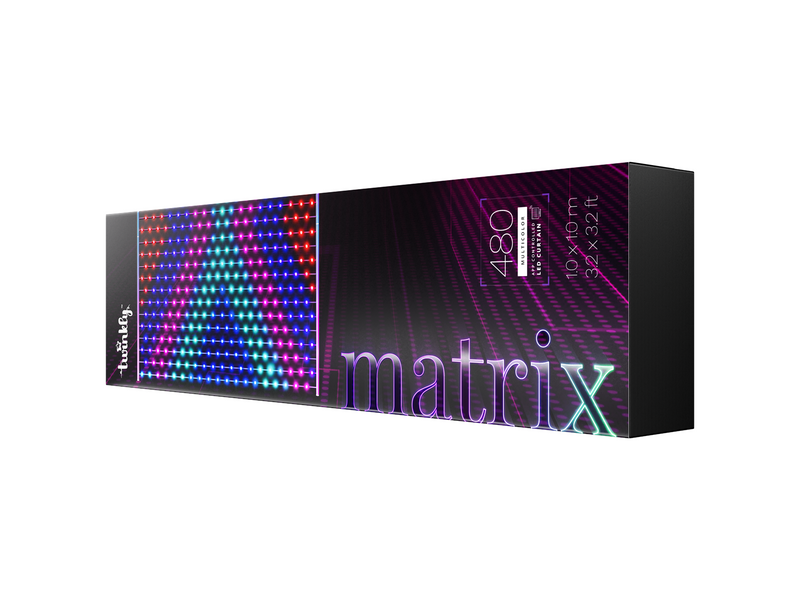 Twinkly Matrix 480 RGB LEDs Clear Wire Plug Type F