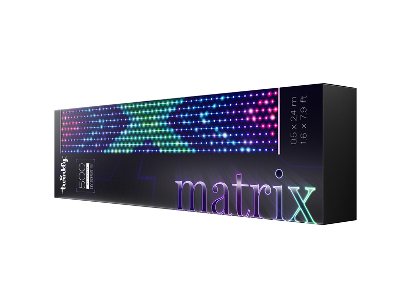 Twinkly Matrix 500 RGB LEDs Clear Wire Plug Type F