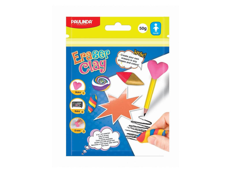 Paulinda Craft Set Making Clay Erasers 50gr.