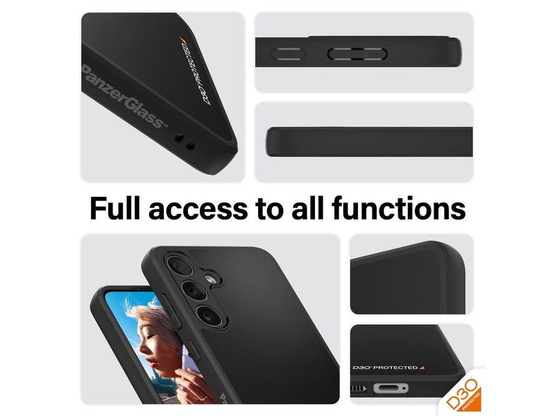 PanzerGlass HardCase with D3O Samsung Galaxy S24 | Black