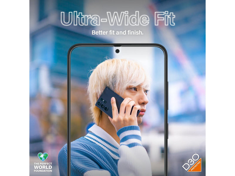 PanzerGlass MATRIX Screen Protector with D3O Samsung Galaxy S24 | Ultra-Wide Fit w. AlignerKit