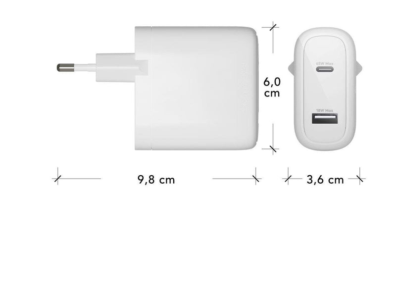 dbramante1928 re-charge power adapter - USB 24 pin USB-C - 65 Watt