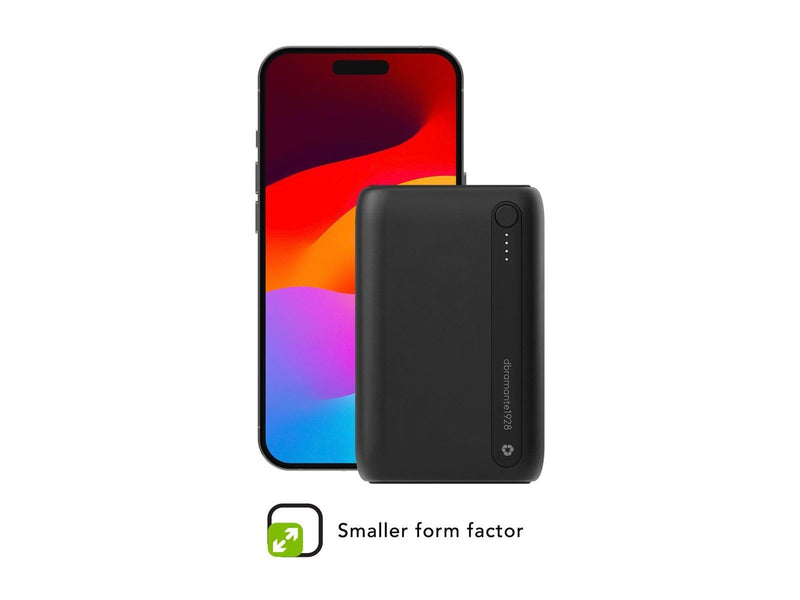 dbramante1928 re-charge power bank - USB 24 pin USB-C Powerbank (Akku) - schwarz - 10000 mAh
