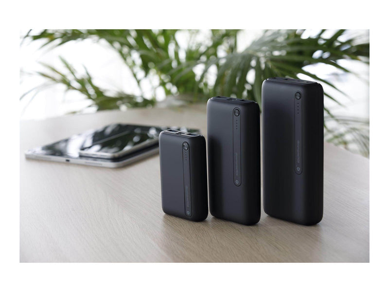 dbramante1928 re-charge power bank - USB 24 pin USB-C Powerbank (Akku) - schwarz - 10000 mAh