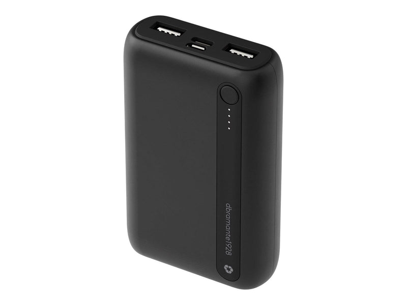 dbramante1928 re-charge power bank - USB 24 pin USB-C Powerbank (Akku) - schwarz - 10000 mAh