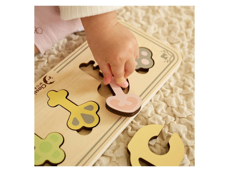 Classic World Wooden Castle Keys and Locks Match Game 13pcs.