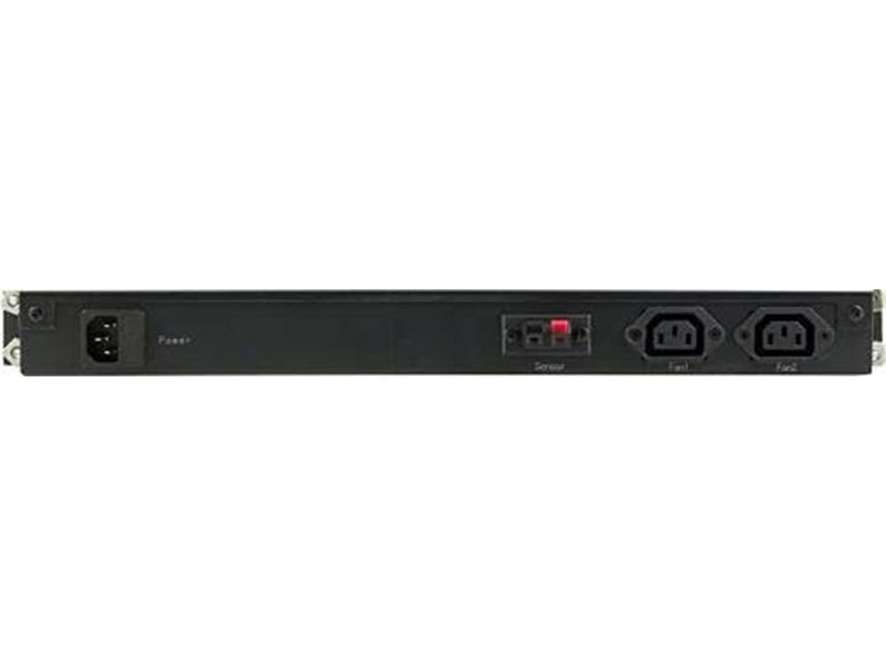 TOTEN 19" 1U digital temperature controller 2x fan conn