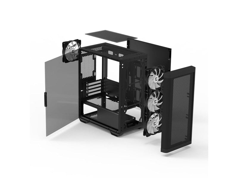 Zalman M4 - MT - micro ATX - Gehäuse - Tower - Schwarz
