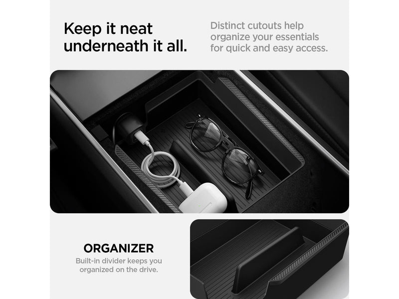Spigen Tesla Armrest Console Organizer - black - Model Y/3