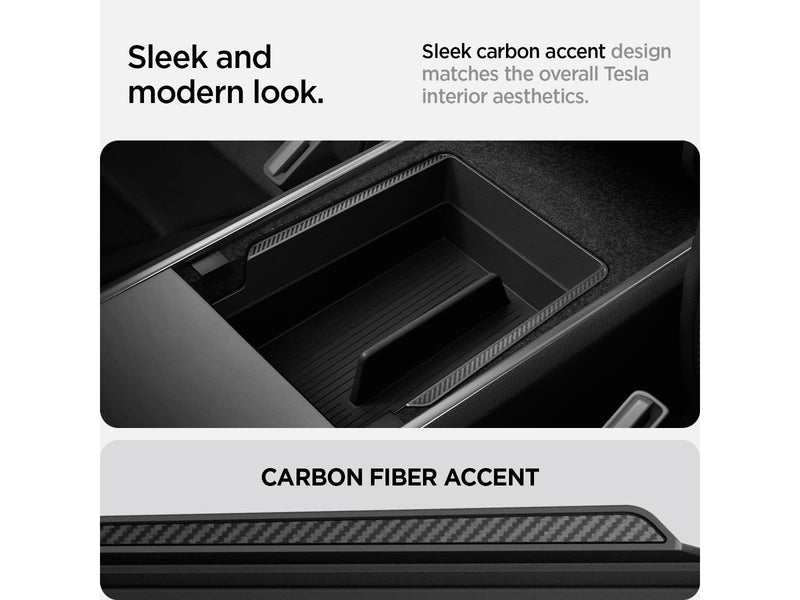 Spigen Tesla Armrest Console Organizer - black - Model Y/3