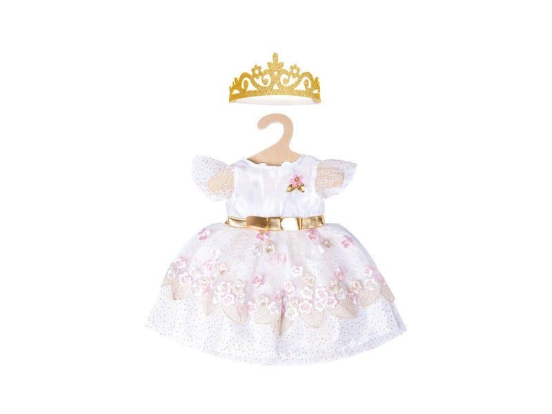 Heless Doll dress Princess with Crown 28-35 cm