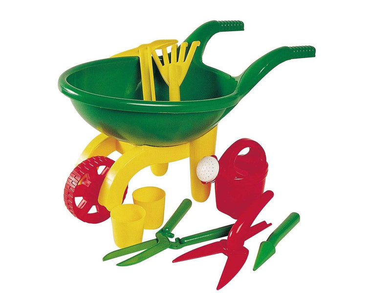Androni Wheelbarrow with garden tools