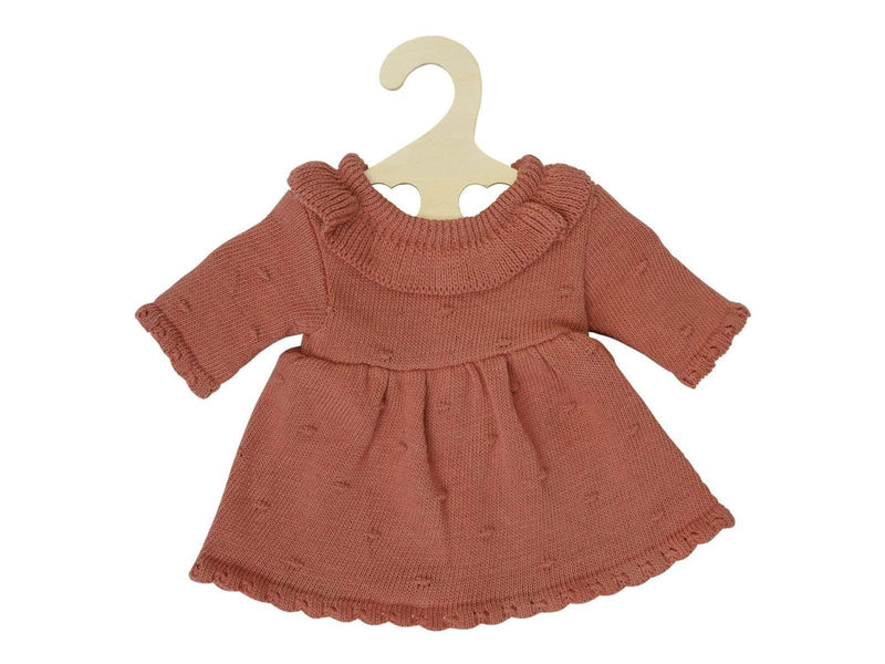 Heless Doll Knit Dress Peach 28-35 cm