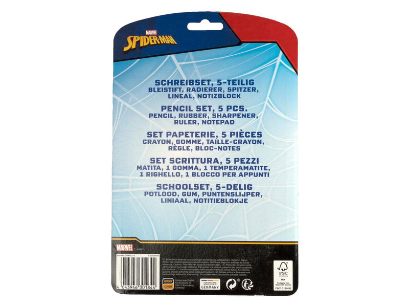 Undercover Writing instrument set Spiderman 5ldg.