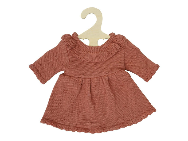 Heless Doll Knit Dress Peach 35-45 cm