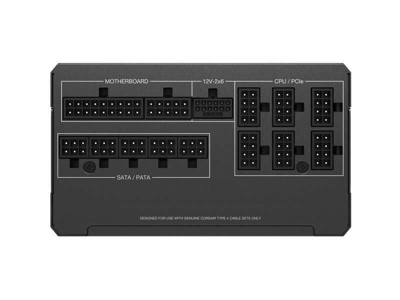 Corsair RM1000x (2024) Netzteile - 1000 Watt - 140 mm - ATX 3.1 - 80 Plus Gold zertifiziert