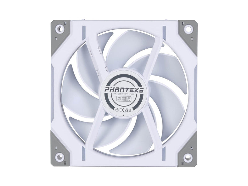 Phanteks D30-120 D-RGB Regular - case fan - Gehäuselüfter - 120mm - Weiß
