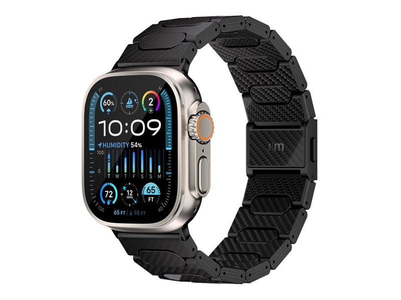 Just Mobile Carbon Fiber Watch Band for Apple Watch 42/44/45/49mm