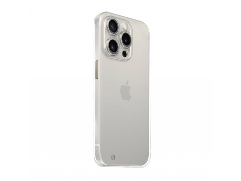 Just Mobile TENC™ [Slim Fit] for iPhone 15 Pro Max - Frost