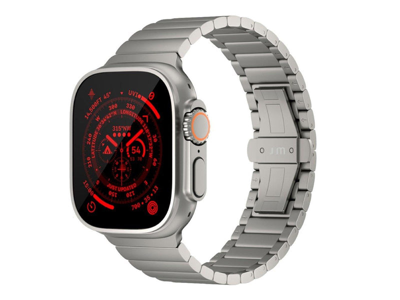 Just Mobile Titanium Watch Band for Apple Watch Ultra (1&2) with DLC coating