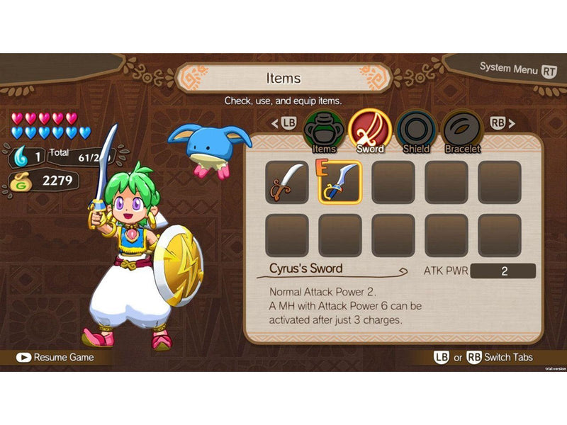 Wonder Boy: Asha in Monsterland - Nintendo Switch - Plattform - PEGI 7