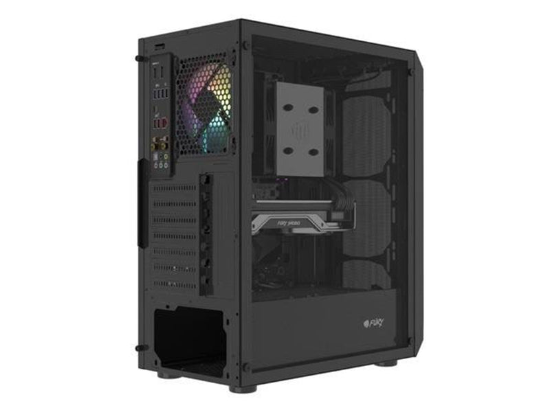 Natec Fury Shobo SH4 RGB - Gehäuse - Tower - Schwarz